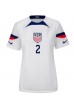 Fotbalové Dres Spojené státy Sergino Dest #2 Dámské Domácí Oblečení MS 2022 Krátký Rukáv